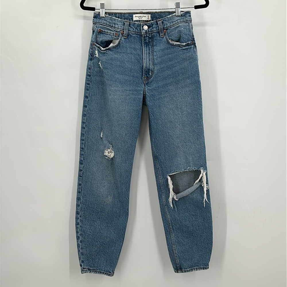 Abercrombie & Fitch Blue High Rise Women Jeans